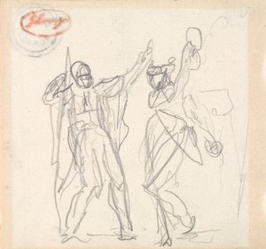 Jefta a jeho dcera od George Romney