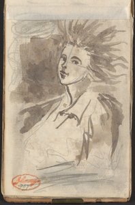 Dáma s rozpuštěnými vlasy od George Romney