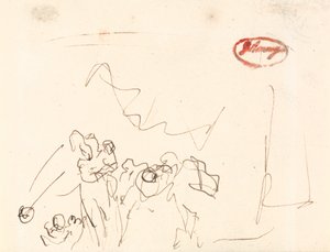 Volně znázorněné postavy od George Romney