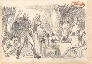 Macbeth: Scéna z hostiny od George Romney