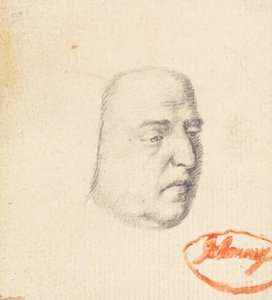 Mužská hlava 2 od George Romney