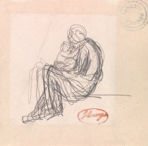 Matka a dítě od George Romney
