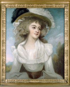 Paní Tickell (olej na plátně) od George Romney
