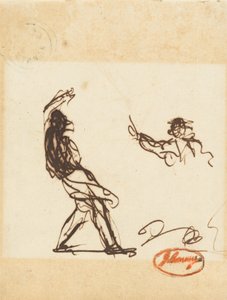 Možná „Odinův sestup“ nebo „Bolingbroke a přízrak“ od George Romney