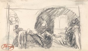 Vězeňská scéna od George Romney