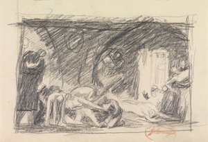 Vězeňská scéna od George Romney