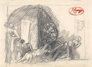 Scéna z vězení od George Romney