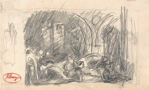Scéna z vězení od George Romney