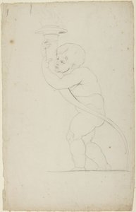 Putto držící pochodeň od George Romney