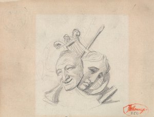 Richard Cumberland Frontispis od George Romney