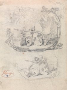 Richard Cumberland Frontispis od George Romney