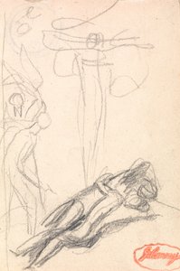 Satan překvapen u ucha Evy od George Romney