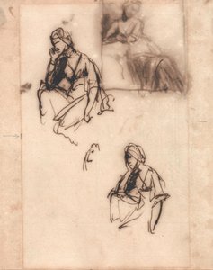 Sedící žena od George Romney