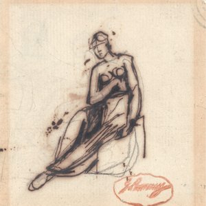 Sedící žena od George Romney