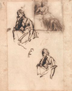Sedící žena od George Romney