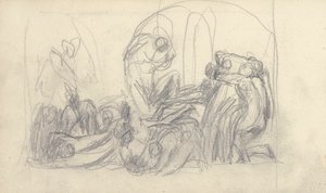 Kreslení skicáře od George Romney