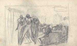 Kresba ze skicáře od George Romney