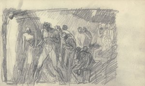 Kresba ze skicáře od George Romney