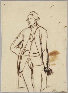 Socha stojícího muže od George Romney