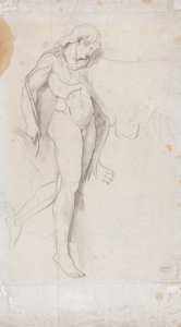 Stojící mužský akt od George Romney