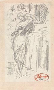 Stojící žena od George Romney