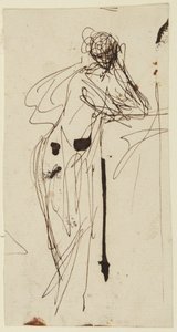 Stojící ženská postava od George Romney
