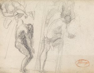 Studie mužské postavy od George Romney