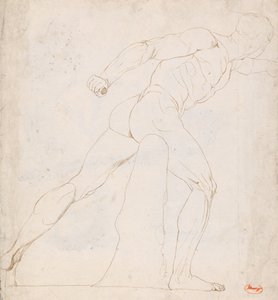 Studie gladiátora z galerie Borghese od George Romney