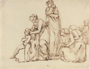 Zavázané oči Cupida od George Romney