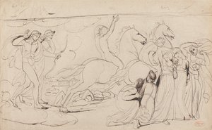 Zničení Niobiných dětí od George Romney