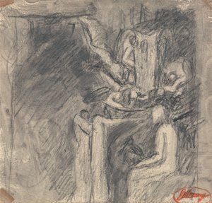 Pokoušení Krista od George Romney