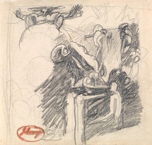 Pokoušení Krista od George Romney