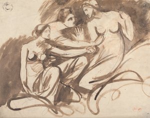 Tři mladé čarodějky od George Romney