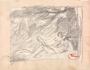 Dva milenci v krajině od George Romney