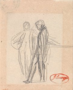 Dvě stojící postavy od George Romney