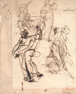 Dvě studie o tančících párech od George Romney