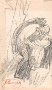 Neidentifikovaná osoba: Muž s dítětem od George Romney