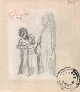 Žena a dvě děti od George Romney