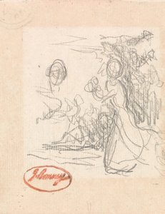 Mladá dáma, možná na útěku od George Romney