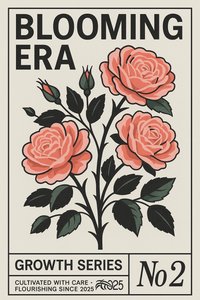 Kvetoucí éra, 2025 (akryl na plátně) od George Rosaly