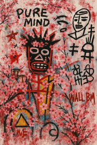 Léčivé oči, 2025 (akryl na plátně) od George Rosaly