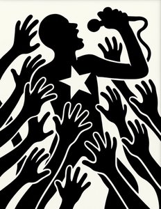 Rise Against the Pull, 2025 (akryl na plátně) od George Rosaly