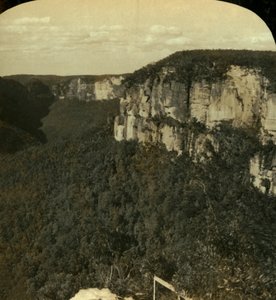 The Grose Valley, Blue Mountains, N.S.W., Austrálie, 1909. od George Rose