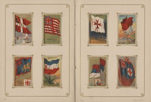 Vlajky všech národů a států a území Spojených států amerických - strany 19 a 20, 1887