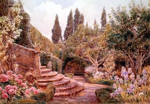 Středomořská zahrada od George Samuel Elgood
