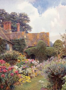 Cleeve Prior, Worcestershire (barevná litografie)