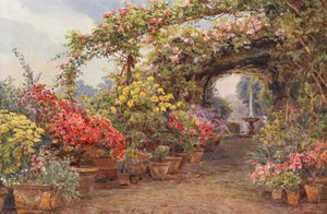 Italské zahrady: (barevná litografie) od George Samuel Elgood