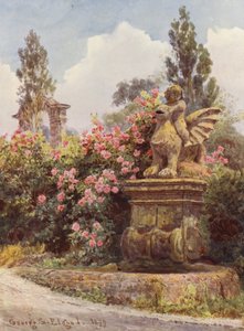 Italské zahrady: (barevná litografie) od George Samuel Elgood