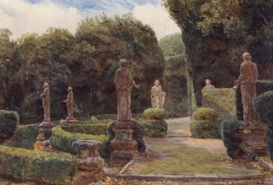 Italské zahrady: (barevná litografie) od George Samuel Elgood