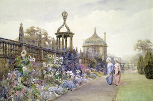Montacute, Slunečnice, 1886 od George Samuel Elgood